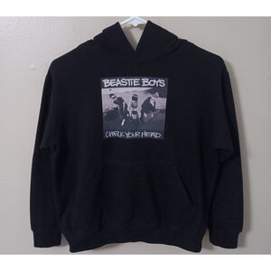 Beastie Boys Check Your Head Youth Large Band Hoodie Black Hip Hop Rap